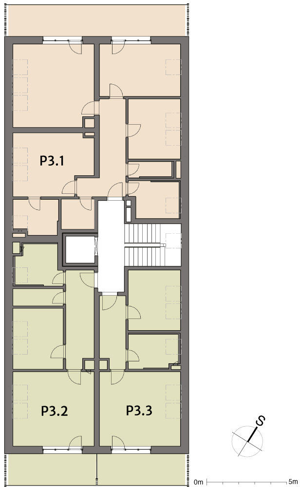 Bytový dům „P“ – 3. NP