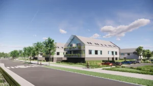 Vizualizace projektu výstavby bytů Bydlení Dobřichovice - Pražská