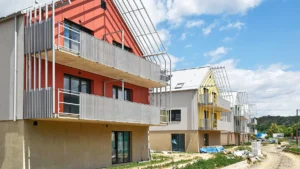 Fotografie z průběhu výstavby bytů Bydlení Dobřichovice - Pražská