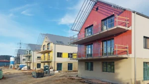 Fotografie z průběhu výstavby bytů Bydlení Dobřichovice - Pražská