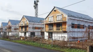 Fotografie z průběhu výstavby bytů Bydlení Dobřichovice - Pražská